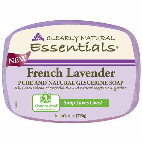 Clearly Natural Glycerin Bar Soap - French Lavender - 4 oz