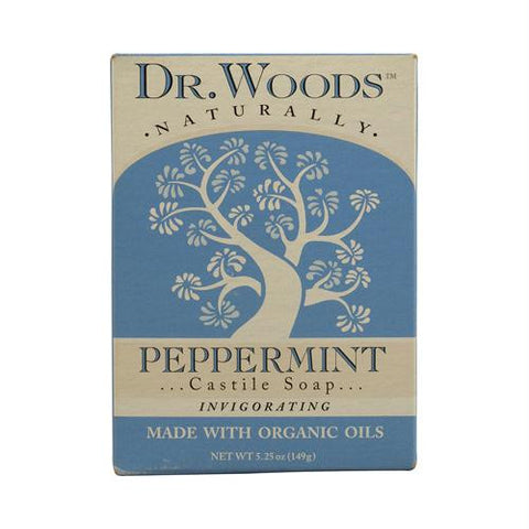 Dr. Woods Castile Bar Soap Peppermint - 5.25 oz