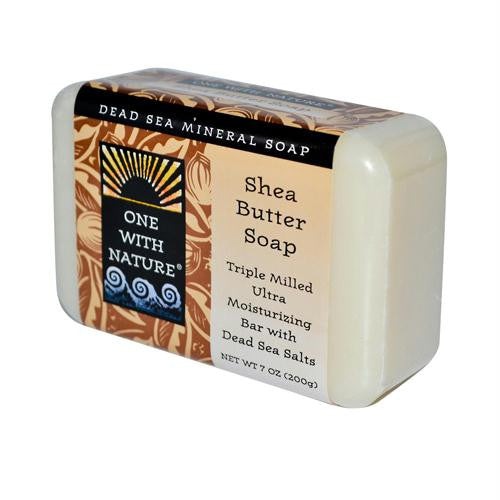 One With Nature Dead Sea Mineral Shea Butter Soap - 7 oz