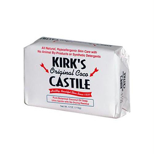 Kirks Natural Castile Soap Original - 4 oz Each - Pack of 3