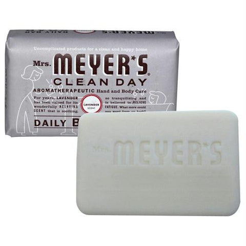 Mrs. Meyers Bar Soap - Lavender - 5.3 oz - Case of 12