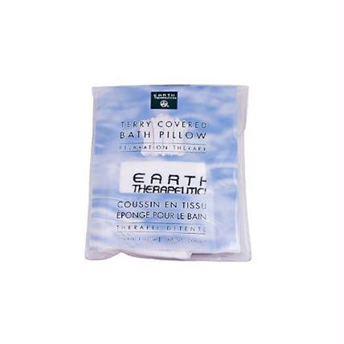 Earth Therapeutics Terry Covered Bath Pillow White - 1 Unit