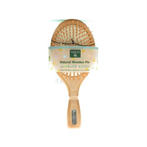 Earth Therapeutics Natural Wooden Pin Massage Brush Large - 1 Brush