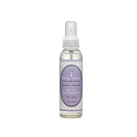 Deep Steep Dry Oil Body Spritzer - Lavender Chamomile - 4 oz