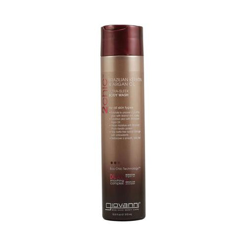 Giovanni 2chic Ultra-Sleek Body Wash with Brazilian Keratin and Argan Oil - 10.5 fl oz