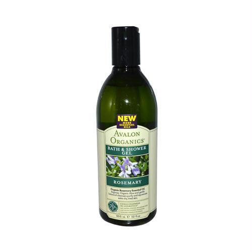 Avalon Organics Bath and Shower Gel Rosemary - 12 fl oz