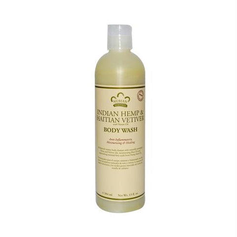 Nubian Heritage Body Wash Indian Hemp And Haitian Vetiver - 13 fl oz