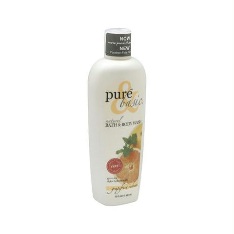 Pure and Basic Bath and Body Wash Grapefruit Verbena - 12 fl oz