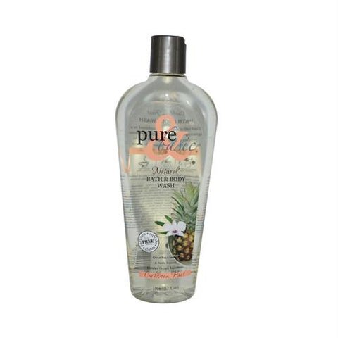 Pure and Basic Natural Bath and Body Wash Caribbean Heat - 12 fl oz