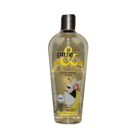 Pure and Basic Natural Bath and Body Wash Wild Banana Vanilla - 12 fl oz