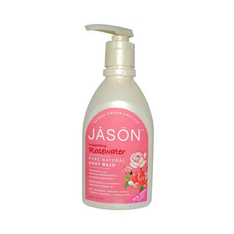 Jason Body Wash Pure Natural Invigorating Rosewater - 30 fl oz