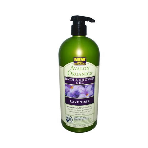 Avalon Organics Bath and Shower Gel Lavender - 32 fl oz