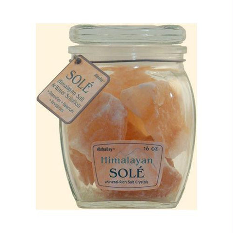 Himalayan Salt Sole Salt Chunks in Jar - 16 oz