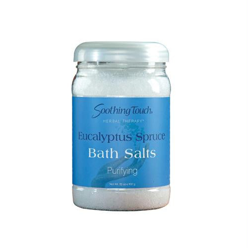 Soothing Touch Bath Salts - Eucalyptus Spruce - 32 oz