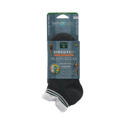 Earth Therapeutics CircuFlo Odor Absorbing Health Socks Small Medium - 1 Pair