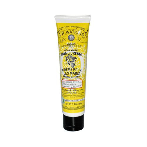 J.R. Watkins Shea Butter Hand Cream Lemon Cream - 3.3 oz