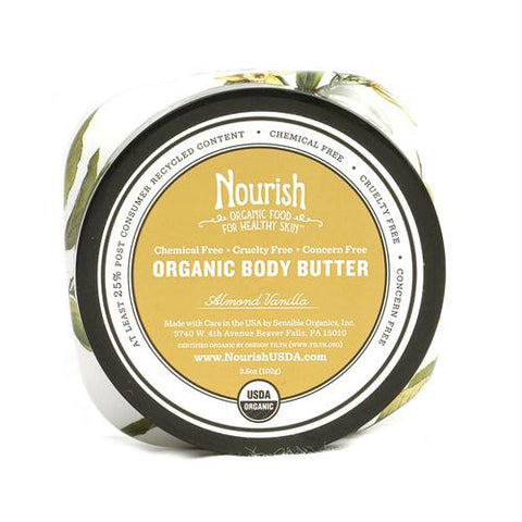 Nourish Organic Body Butter Vanilla Almond - 3.6 oz