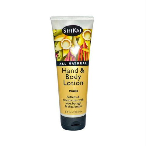 Shikai Hand and Body Lotion Vanilla - 8 fl oz