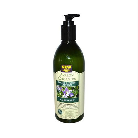 Avalon Organics Hand and Body Lotion Rosemary - 12 fl oz