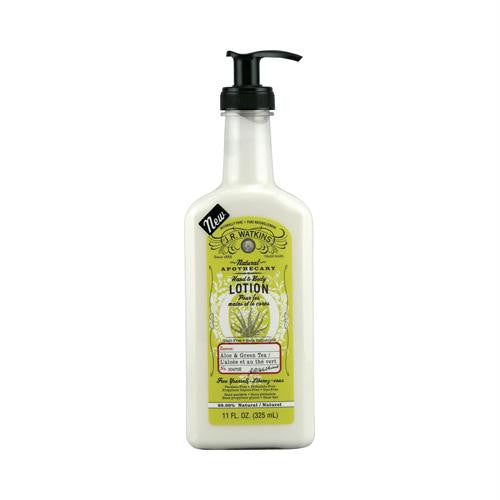 J.R. Watkins Hand and Body Lotion With Aloe and Green Tea - 11 fl oz