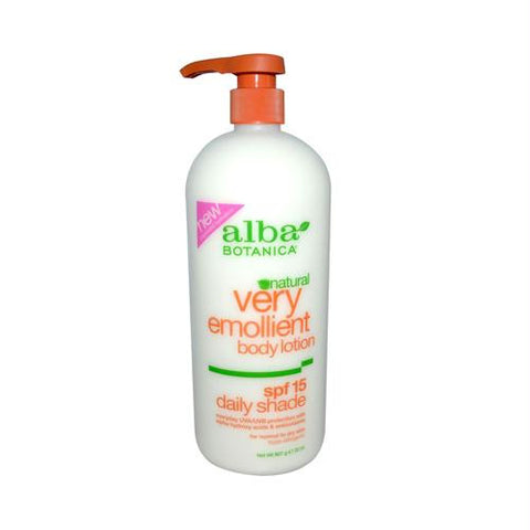 Alba Botanica Very Emollient Natural Body Lotion SPF 15 - 32 fl oz