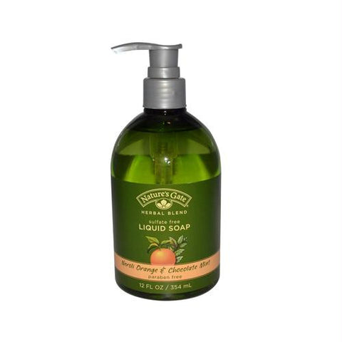 Natures Gate Organics Liquid Soap Neroli Orange and Chocolate Mint - 12 fl oz