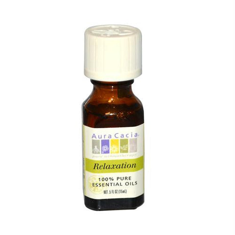 Aura Cacia Relaxation Essential Oil Blend - 0.5 fl oz