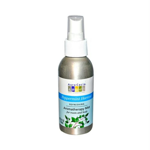 Aura Cacia Aromatherapy Mist Peppermint Harvest - 4 fl oz