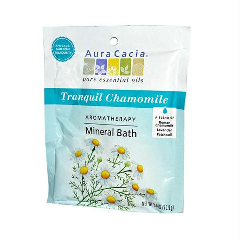 Aura Cacia Aromatherapy Mineral Bath Tranquility - 2.5 oz - Case of 6