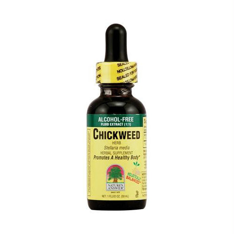 Natures Answer Chickweed Herb Alcohol Free - 1 fl oz