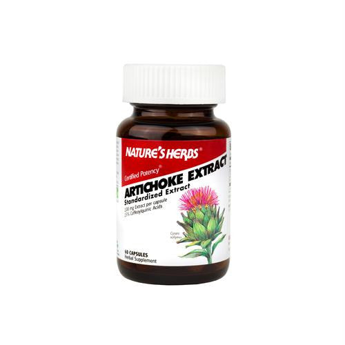 Natures Herbs Artichoke Extract - 475 mg - 60 Capsules