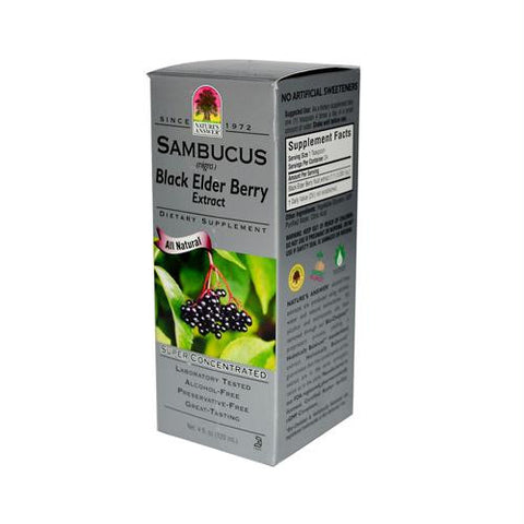 Natures Answer Sambucus nigra Black Elder Berry Extract - 4 fl oz