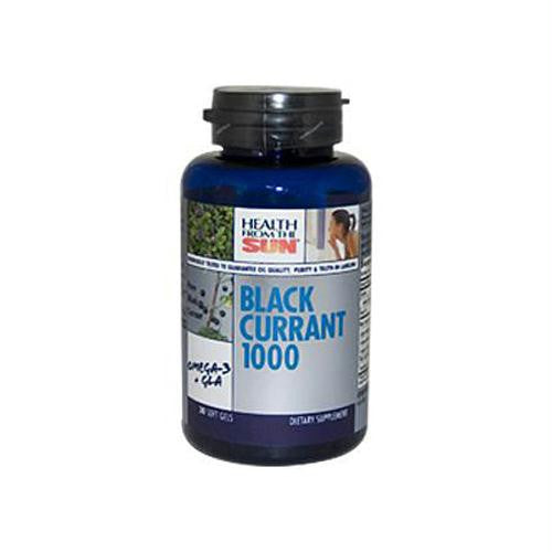 Health From the Sun Black Currant Oil - 1000 mg - 30 Softgels