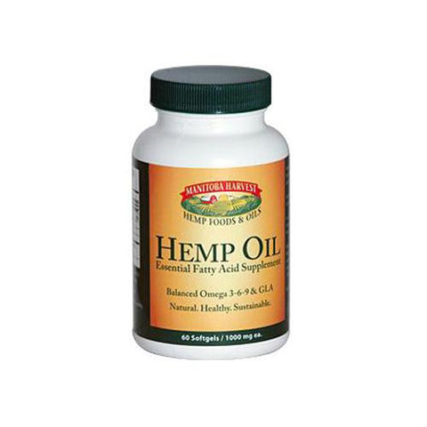 Manitoba Harvest Hemp Seed Oil Capsules - 60 Capsules