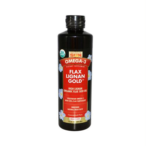 Health From The Sun Omega 3 Flax Lignan Gold - 16 oz