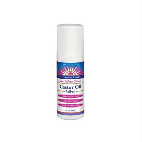 Heritage Products The Palma Christi Castor Oil Roll-On - 3 fl oz