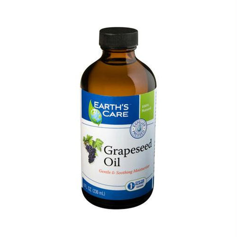 Earths Care 100% Pure Grapeseed Oil - 8 fl oz