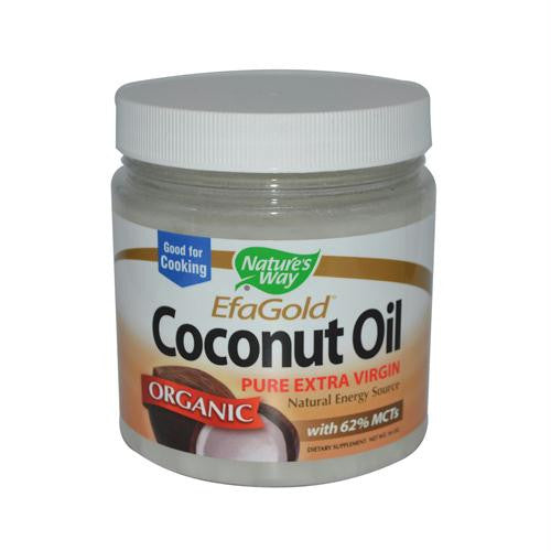 Natures Way EfaGold Coconut Oil - 16 fl oz