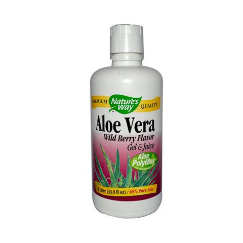 Natures Way Aloe Vera Gel and Juice Wild Berry - 33.8 fl oz