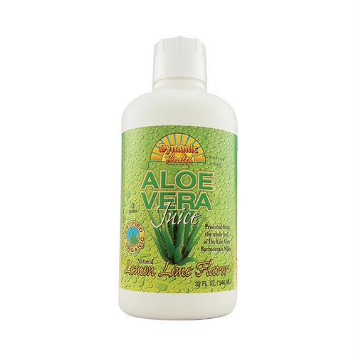 Dynamic Health Organic Aloe Vera Juice Lemon Lime - 32 fl oz