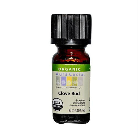 Aura Cacia Organic Essential Oil - Clove Bud - .25 oz