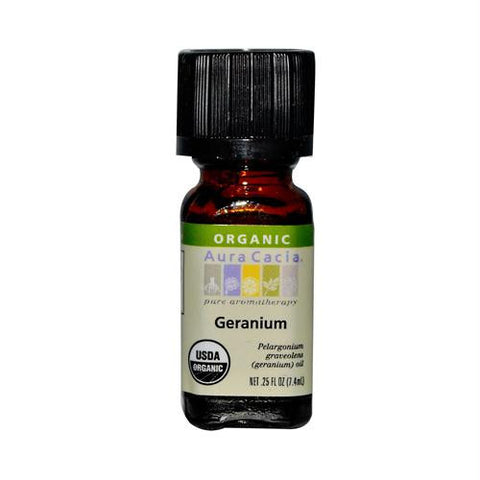 Aura Cacia Organic Geranium - .25 oz