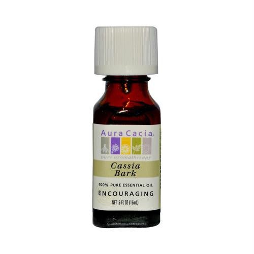 Aura Cacia Pure Essential Oil Cassia Bark - 0.5 fl oz