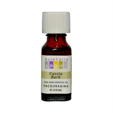 Aura Cacia Pure Essential Oil Cassia Bark - 0.5 fl oz