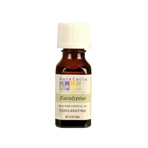 Aura Cacia Pure Essential Oil Eucalyptus - 0.5 fl oz