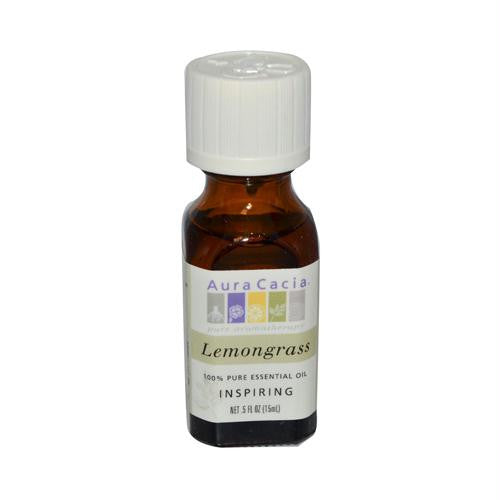 Aura Cacia Pure Essential Oil Lemongrass - 0.5 fl oz