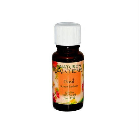 Natures Alchemy 100% Pure Essential Oil Basil - 0.5 fl oz