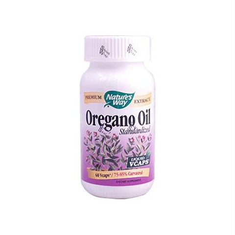 Natures Way Oregano Oil Standardized - 60 Vegetarian Capsules