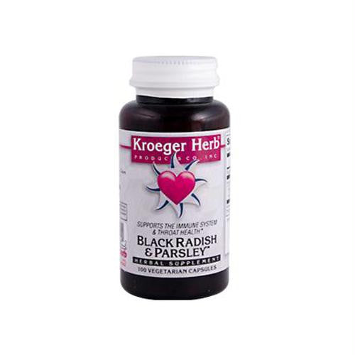 Kroeger Herb Black Radish and Parsley - 100 Capsules