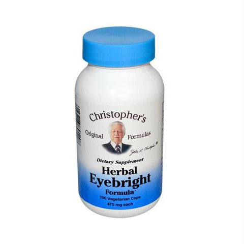 Christophers Herbal Eyebright - 450 mg - 100 Vegetarian Capsules